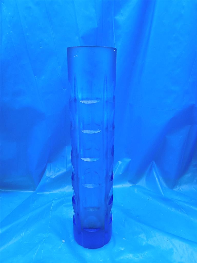 Vaso Blu In Vetro