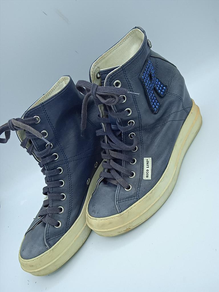 SCARPE D BLU RUCOLINE PARA  ALTA 38 