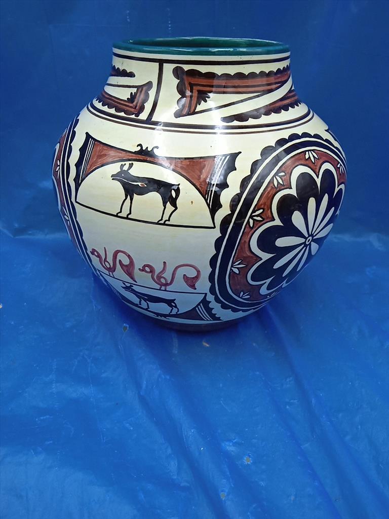 Vaso Ceramica Dipinto