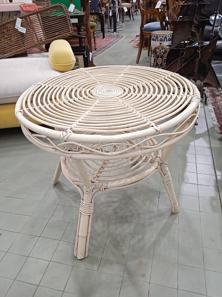 Tavolino Bamboo Bianco