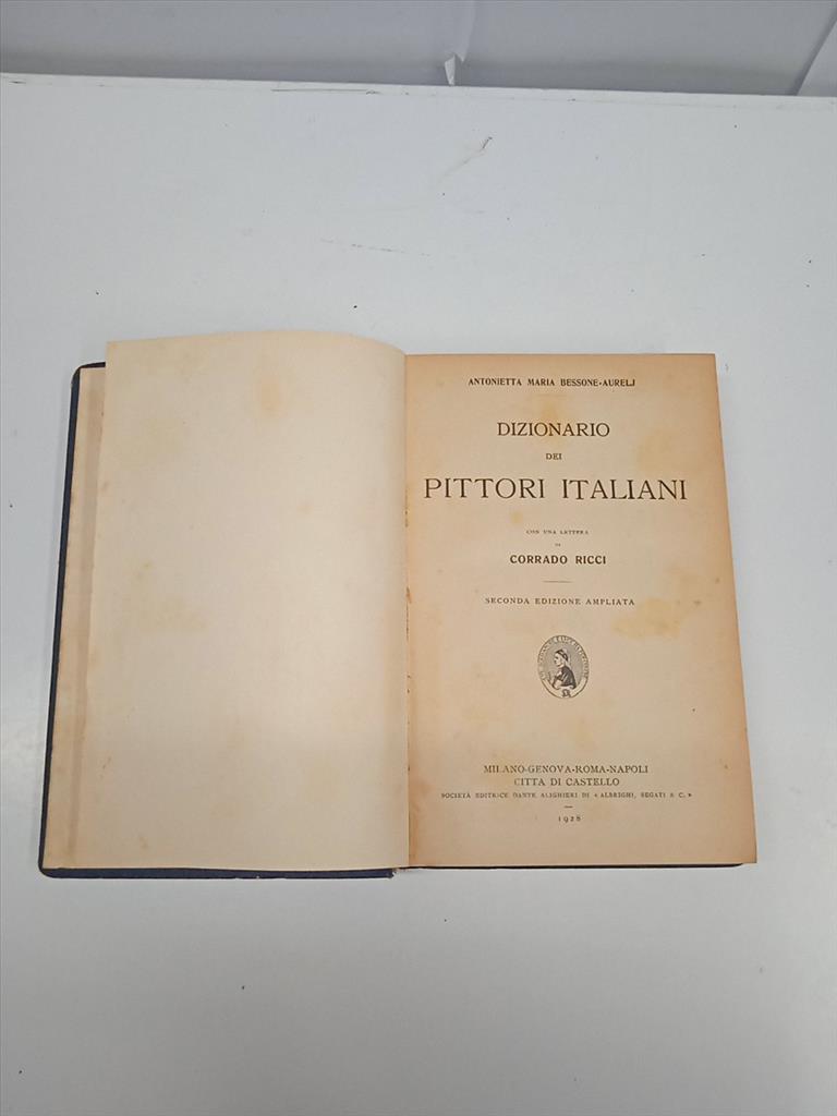 DIZIONARIO DEI PITTORI ITALIANI | SECONDA EDIZIONE AMPLIATA | 1928 