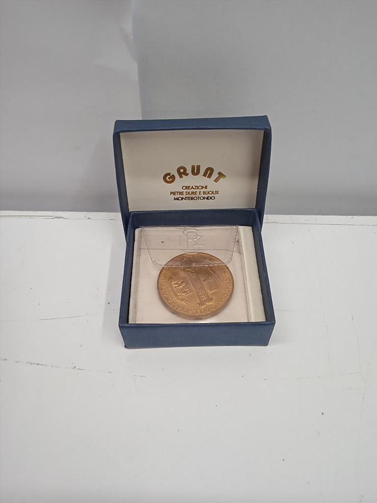 MEDAGLIA COMMEMORATIVA CENTO ANNI ACCADEMIA GUARDIA DI FINANZA 