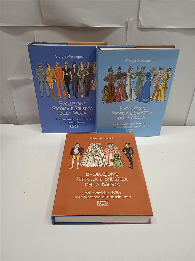 COLLANA 3 VOL. | EVOLUZIONE STORICA E STILISTICA DELLA MODA | MARANGONI 