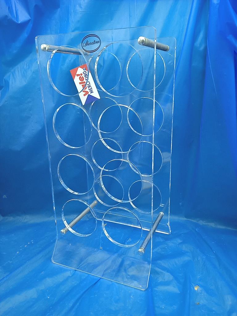 PORTA BOTTIGLIE PLEXIGLASS