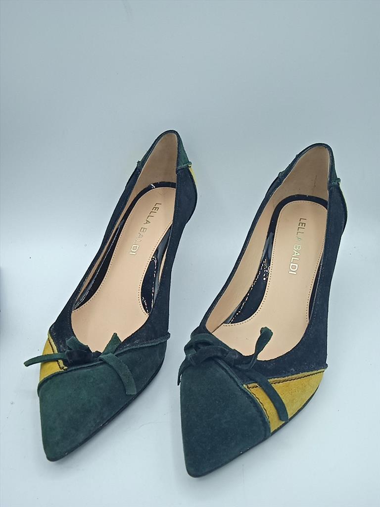 Scarpe D Verdi Gialle Lella Baldi 37.5