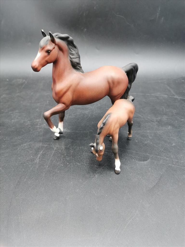 Cavallo Beswick Con Cucciolo Da Riv