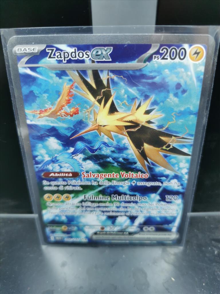 Carta Pokemon Zapdos Ex 202/165