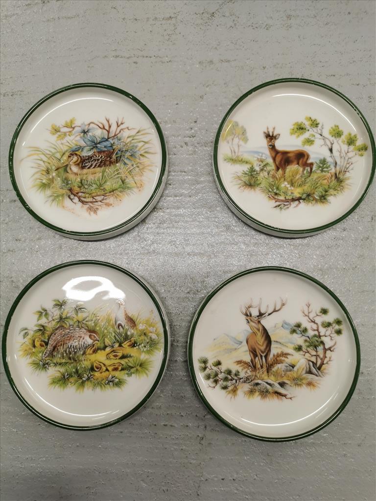 4 Piattini Animali Bavaria